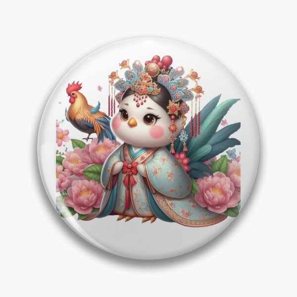 Artikelvorschau, 96 - ChickeM Chicken Chinesische Kaiserin Serie: Chickie Princess entworfen und verkauft von ChickeM.