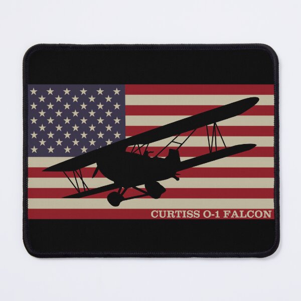 Item preview, Curtiss O-1 Falcon American Biplane Vintage Flag designed and sold by MilitaryMart.