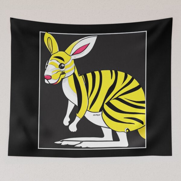 Item preview, Yellow Stripped Kangaroo by dePace' designed and sold by mrpropcake.