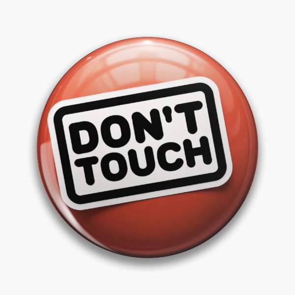 Item preview, Don't Touch Sticker - 3 designed and sold by SN-Creations.
