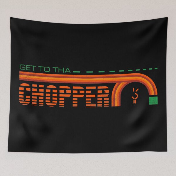 Item preview, Get to tha chopper Retro Vintage Predator designed and sold by therocketman.