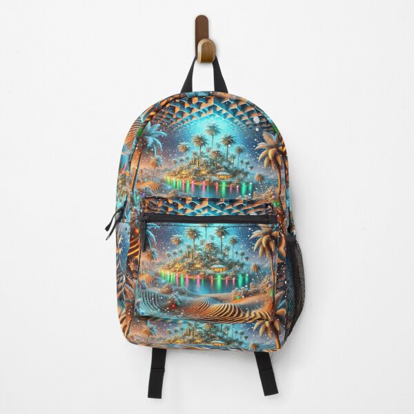 Item preview, "Snowstorm Mirage: A Christmas Oasis in the Distance" designed and sold by Meta2Physical.