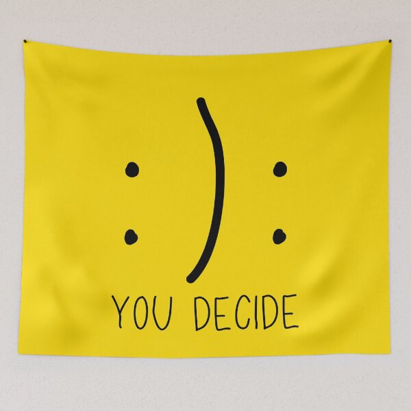 Item preview, Happy or Sad - You Decide designed and sold by LyndaNoel Design.