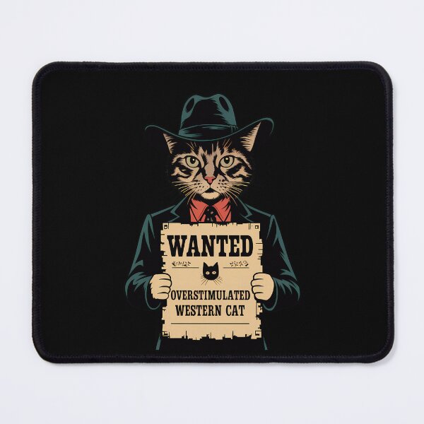 Item preview, Hold On Partner I'm Overstimulated Western Cat  designed and sold by BayBoutique.