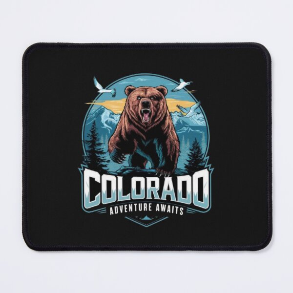 Item preview, powerful grizzly bear 'Colorado - Adventure Awaits' designed and sold by 123ks.