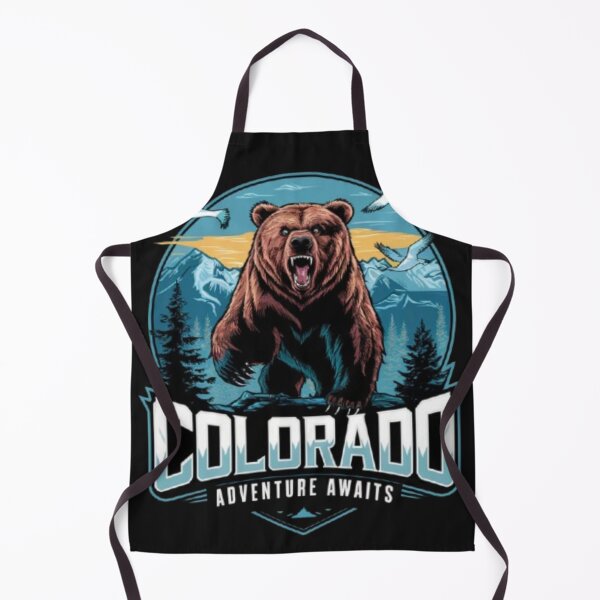 Item preview, powerful grizzly bear 'Colorado - Adventure Awaits' designed and sold by 123ks.
