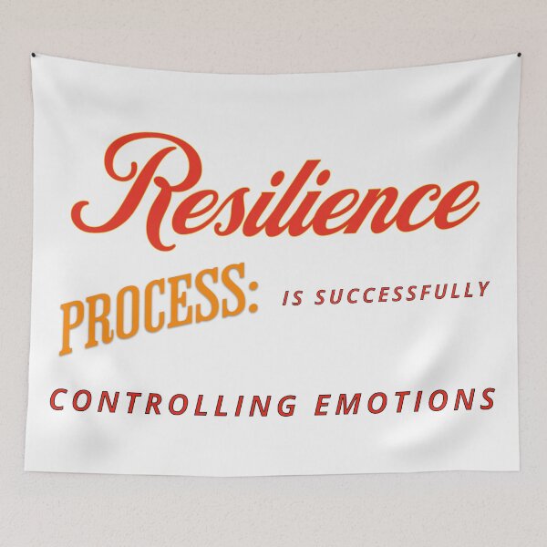 Item preview, Resilience process: is successfully controlling emotions designed and sold by Wit & Wear Company.