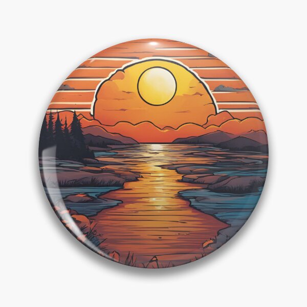 Item preview, Sunset on the River designed and sold by Jinx Store.