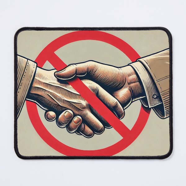 Item preview, No Shaking Hands designed and sold by Yossi Aharon.
