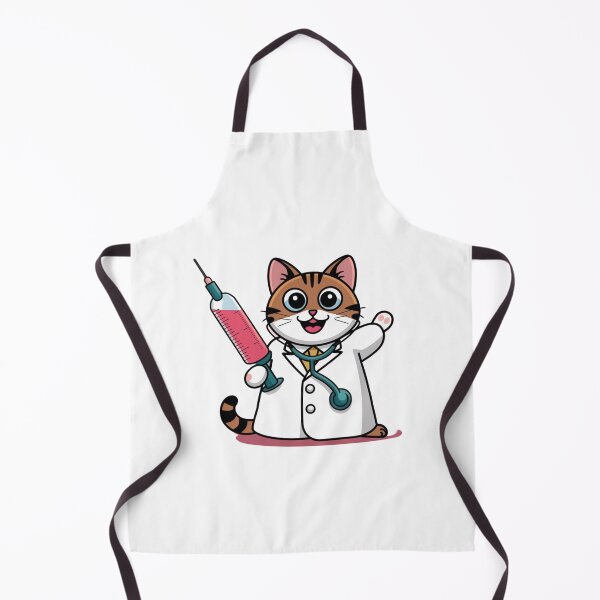 Item preview, Dr. Meow – Happy Healing Cat Sticker designed and sold by StyleSwitch.