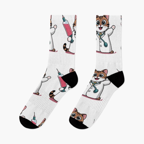Item preview, Dr. Meow – Happy Healing Cat Sticker designed and sold by StyleSwitch.