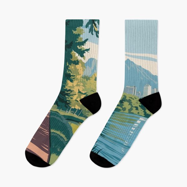 Item preview, Vancouver Vintage Travel Poster designed and sold by TravelerRat.