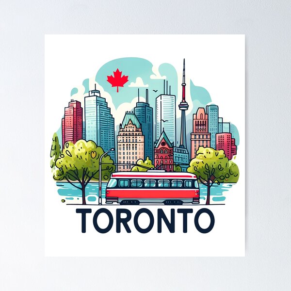 Item preview, Toronto Ontario Canada  designed and sold by HowToCanadian.