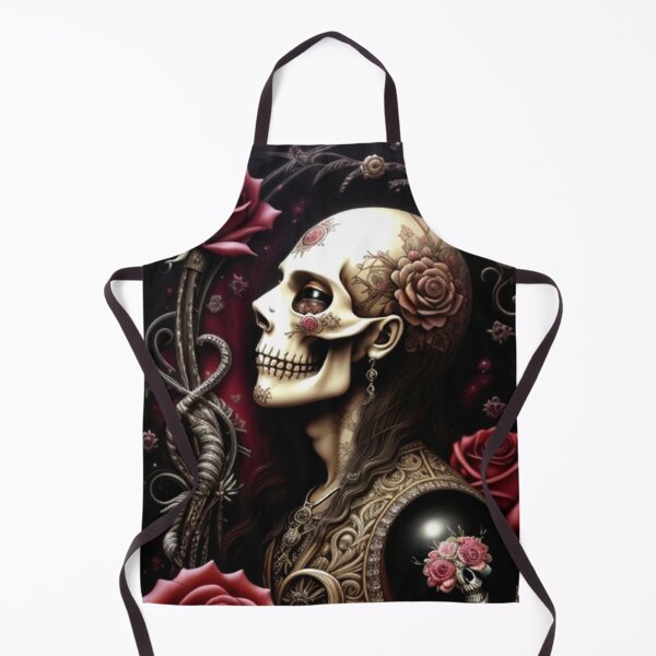 Item preview, Gothic Skull Roses designed and sold by TheDarkWardrobe.