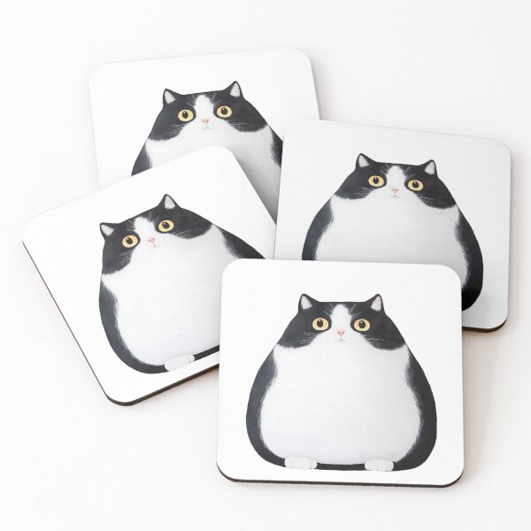 Item preview, Fat Tuxedo Cat designed and sold by xiao xuans.