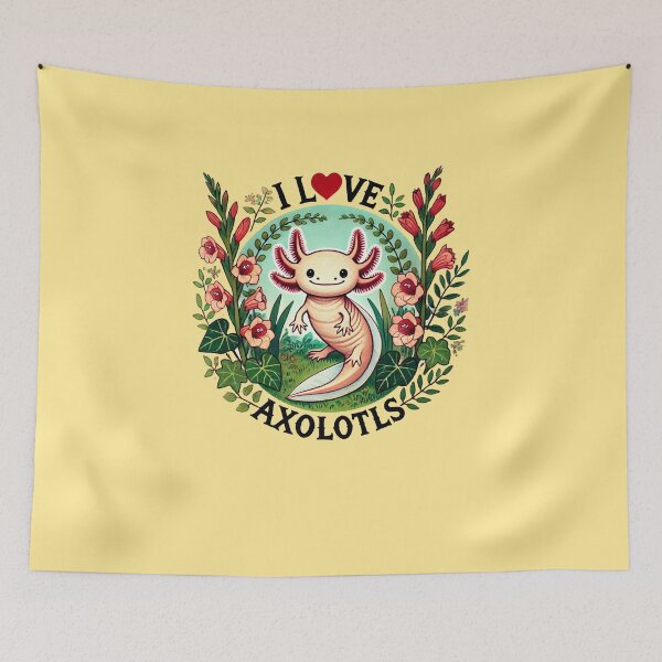 Item preview, I Love Axolotls  designed and sold by FrictionMaxxing.