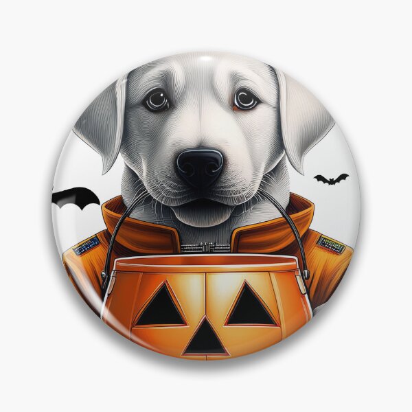 Item preview, Cute Hallowoeen Trick or Treat Puppy designed and sold by tramstraffic.