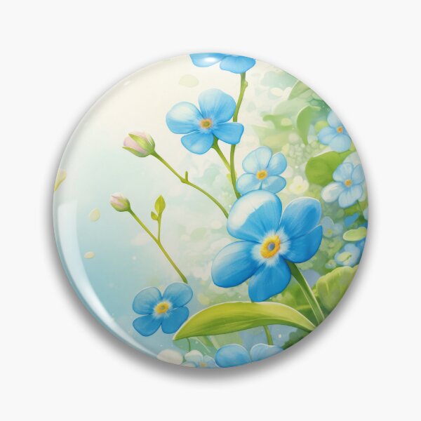 Item preview, Forget-Me-Nots Garden of Memories designed and sold by AshiraCreations.