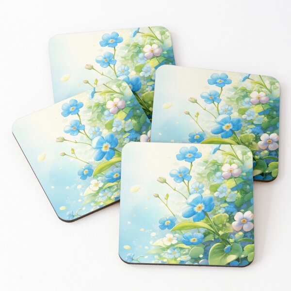 Item preview, Forget-Me-Nots Garden of Memories designed and sold by AshiraCreations.