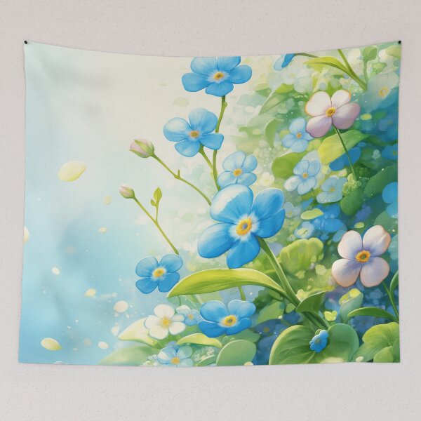 Item preview, Forget-Me-Nots Garden of Memories designed and sold by AshiraCreations.