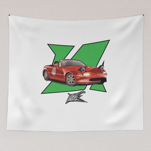 Item preview, mazda miata mx5 orange  designed and sold by NaquashM.