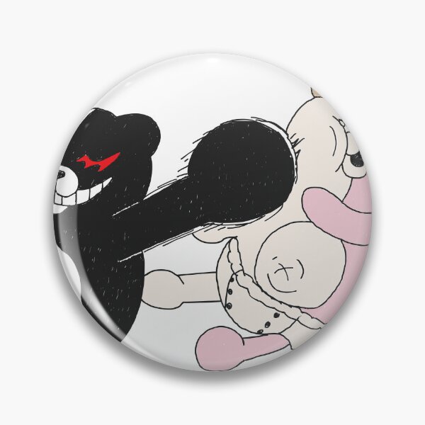 Item preview, Monokuma Punching Monomi Custom Illustration Design designed and sold by cemetry-gates.