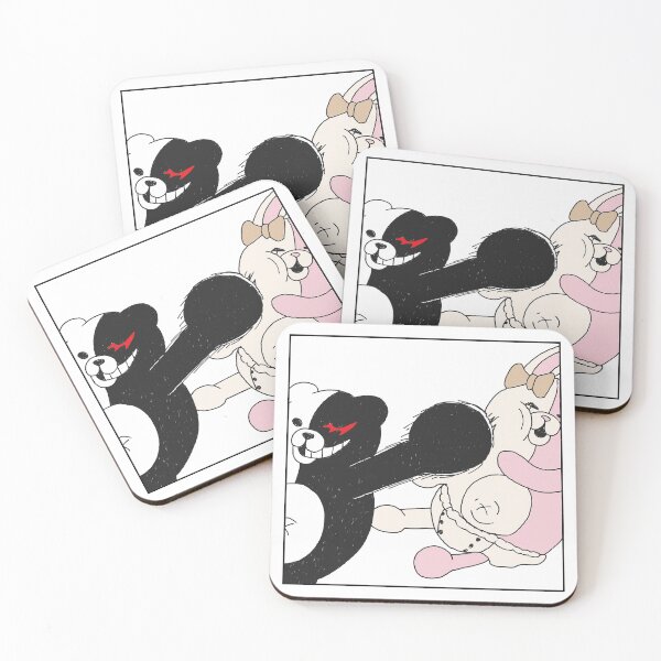 Item preview, Monokuma Punching Monomi Custom Illustration Design designed and sold by cemetry-gates.