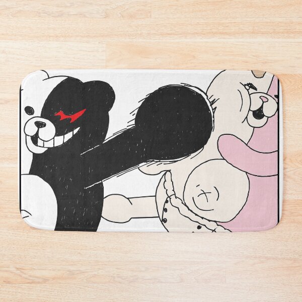 Item preview, Monokuma Punching Monomi Custom Illustration Design designed and sold by cemetry-gates.