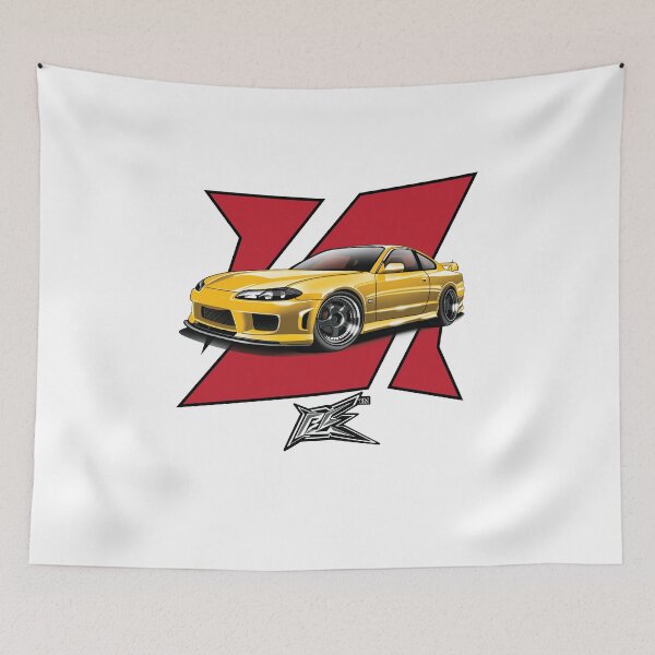 Item preview, nissan s15 silvia yellow  designed and sold by NaquashM.