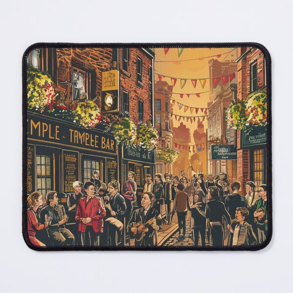 Item preview, Dublin Vintage Travel Poster designed and sold by TravelerRat.