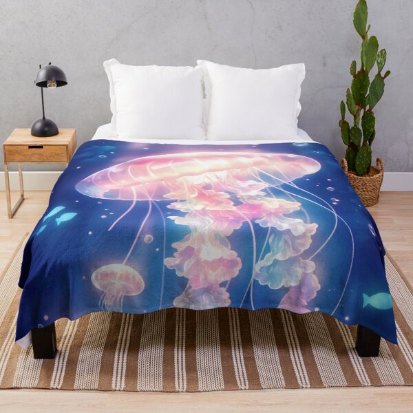 Item preview, Jellyfish Glowing Ghost of the Ocean designed and sold by AshiraCreations.