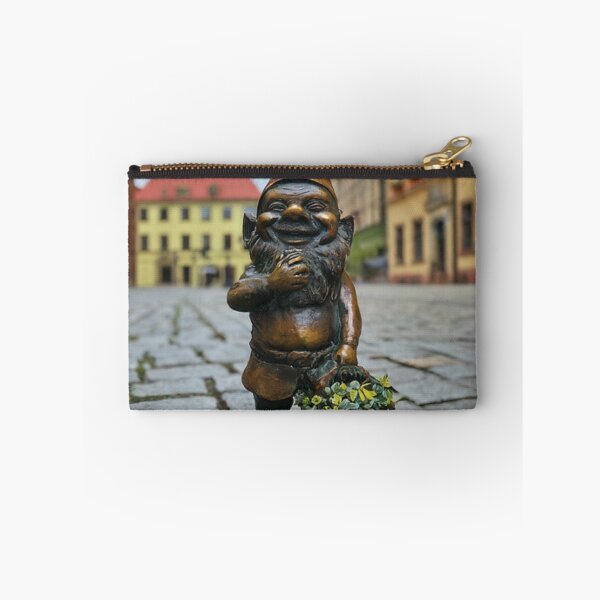 Item preview, Thinking of Wroclaw - Gnome With Basket of Flowers designed and sold by Purrfecta.