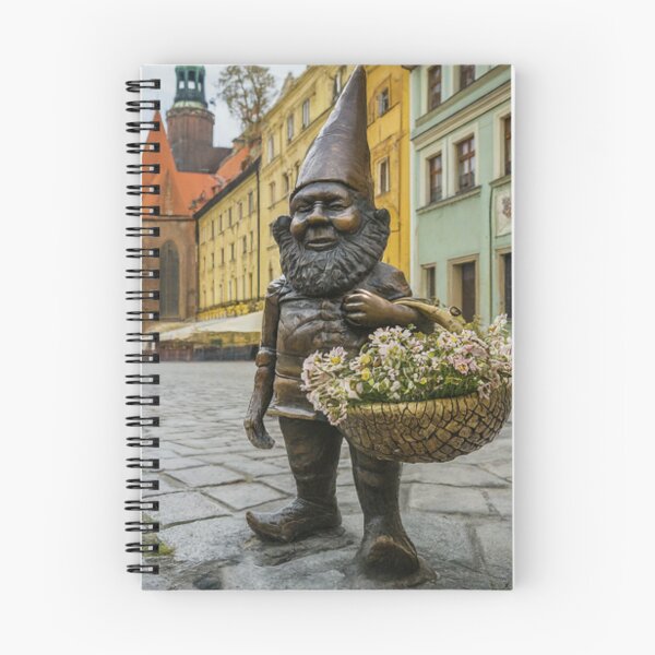 Item preview, Thinking of Wroclaw - Gnome With Basket of Flowers II designed and sold by Purrfecta.