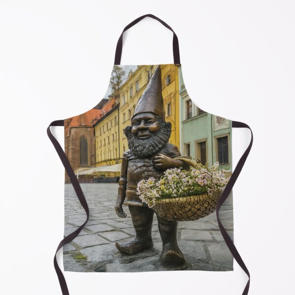 Item preview, Thinking of Wroclaw - Gnome With Basket of Flowers II designed and sold by Purrfecta.