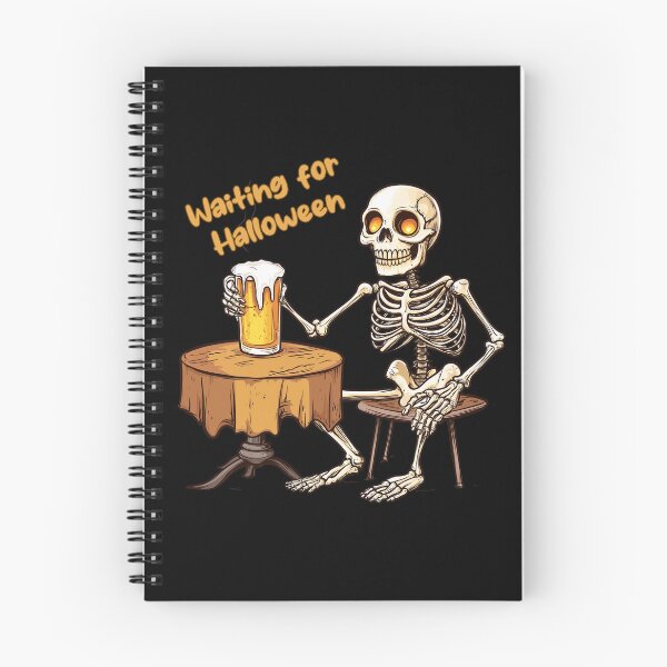 Item preview, Skeleton Waiting For Halloween designed and sold by TeeTemptation.