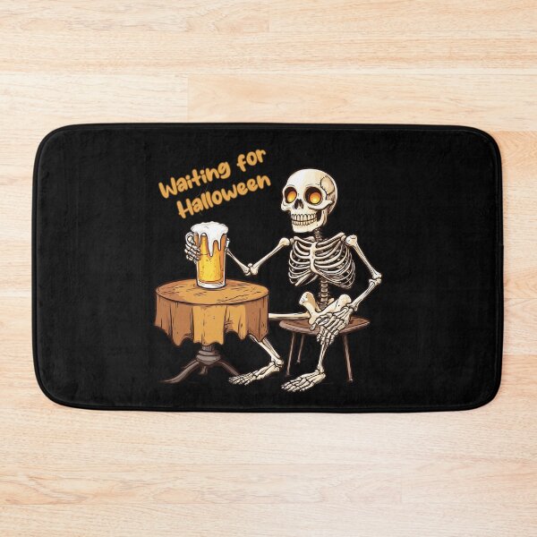 Item preview, Skeleton Waiting For Halloween designed and sold by TeeTemptation.