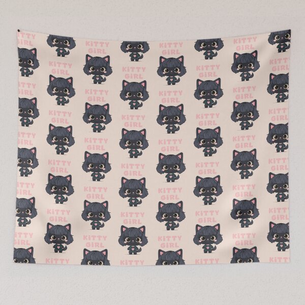 Item preview, KITTY GIRL ADORABLE KAWAII DESIGN designed and sold by La Loca.