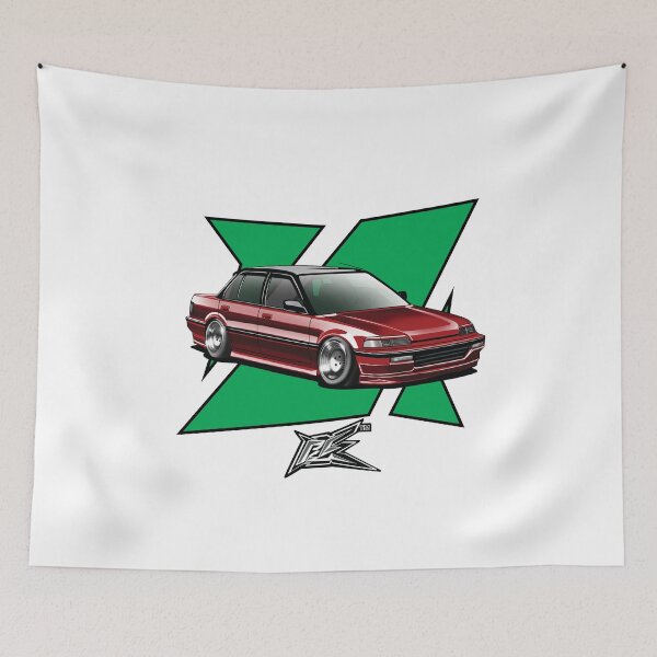 Item preview, civic ef sedan red designed and sold by NaquashM.
