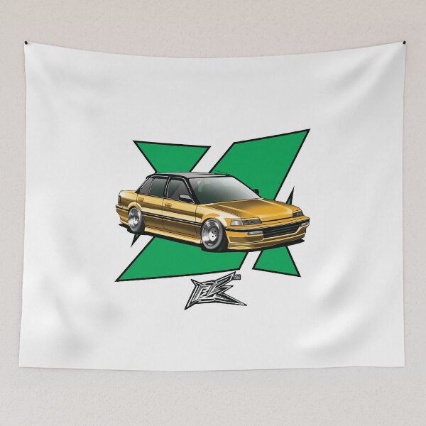 Item preview, civic ef sedan yellow  designed and sold by NaquashM.