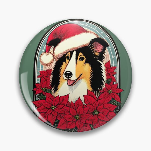 Item preview, Christmas Collie designed and sold by FrictionMaxxing.