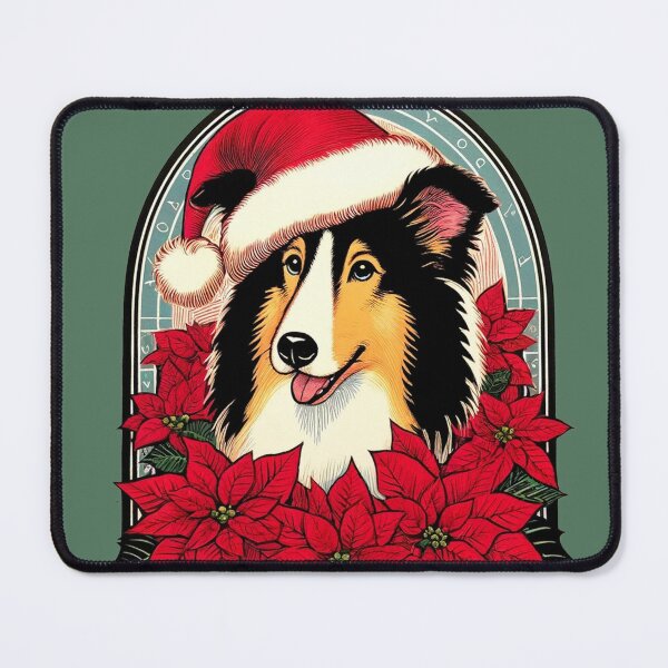 Item preview, Christmas Collie designed and sold by FrictionMaxxing.