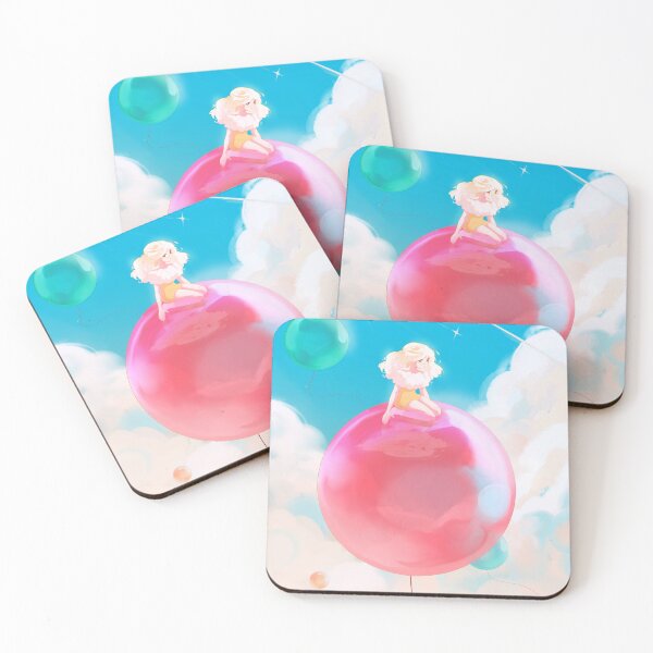 Item preview, illustration of girl on balloon designed and sold by Emshopart.