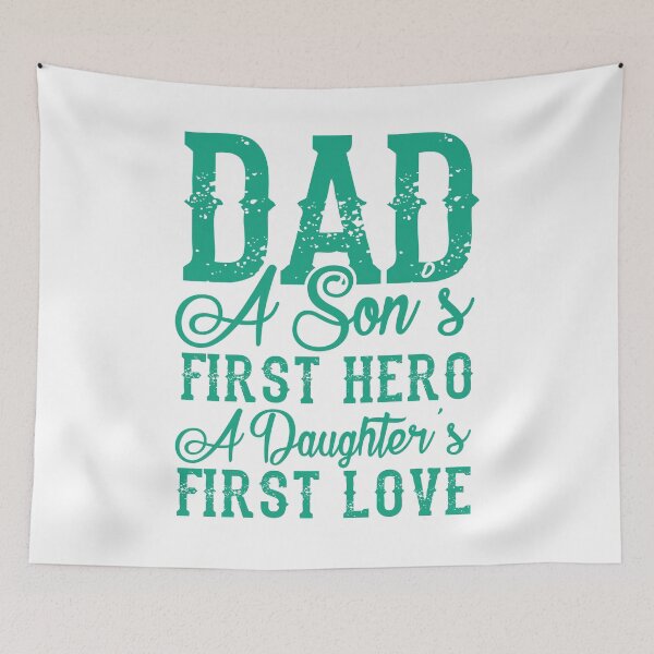 Item preview, Dad. A Sons First Hero. A Daughters First Love. Fathers Day Gift Idea designed and sold by CoolApparelShop.