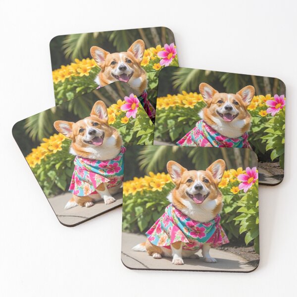 Item preview, Tropical Corgi designed and sold by vernonplatt.