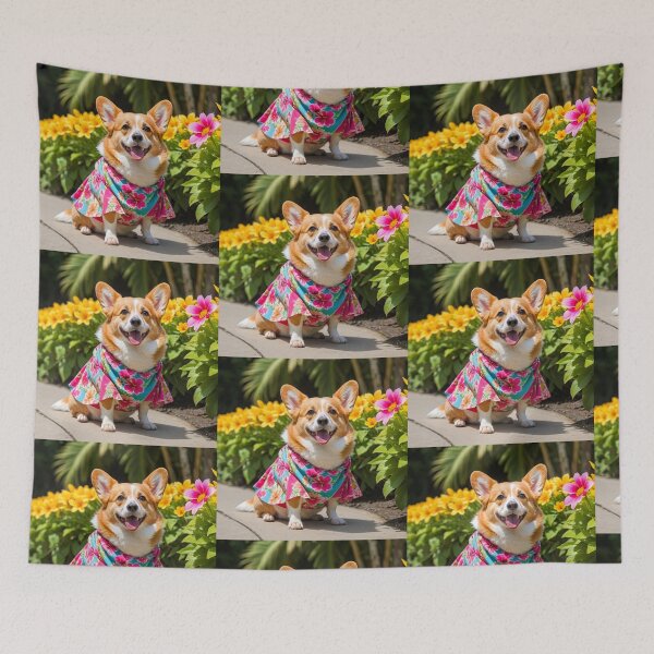 Item preview, Tropical Corgi designed and sold by vernonplatt.