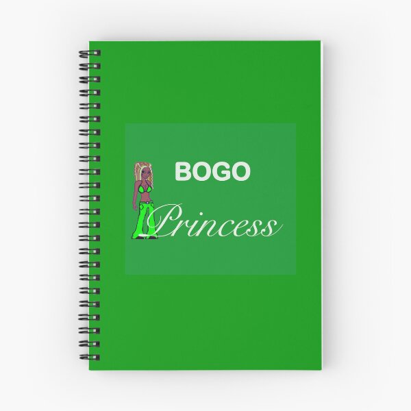 Item preview, BOGO Princess White text, Classic Green background with african Doll, Buy One Get One Princess  designed and sold by OneCatShop.