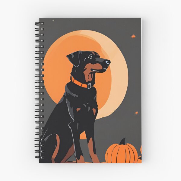 Item preview, Beauceron in Autumn Circle Frame with Pumpkins - Cozy Fall Dog Design designed and sold by GoodyPaws.