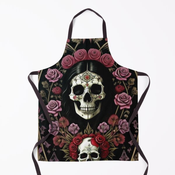 Item preview, Gothic Skull Roses designed and sold by TheDarkWardrobe.