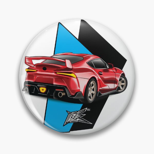 Item preview, toyota gr supra a90 red  designed and sold by NaquashM.