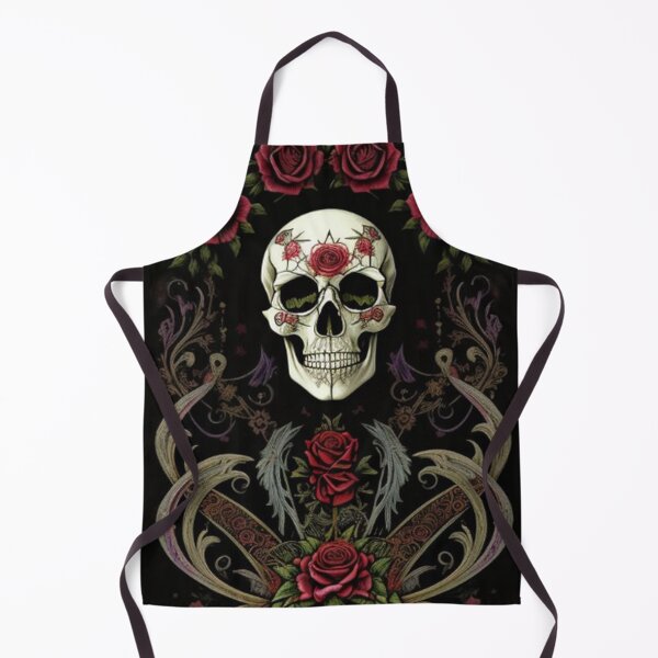 Item preview, Gothic Skull Roses designed and sold by TheDarkWardrobe.
